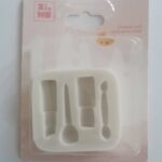 Szilikon fondant és marcipán mintázó - sellő, hableány uszony