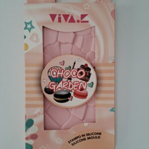 Szilikon táblás csokoládé forma- Törtmintás