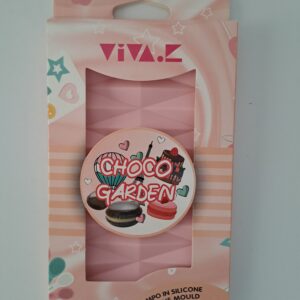 Szilikon táblás csokoládé forma-Egyenes kristály