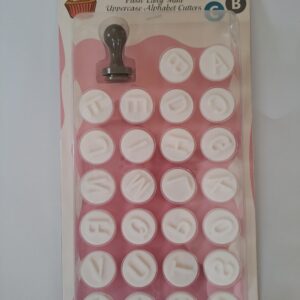 Szilikon fondant mintázó pecsét, nyomda-Betűk