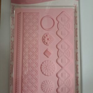 Marcipán fondant mintázó szilikon -Gótikus sorminta