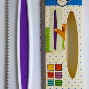 Műanyag tortadíszítő kétoldalas