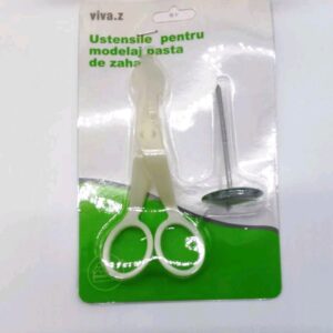 Torta díszítő szett olló és virágszög