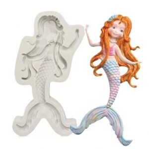 Szilikon ,fondant mintázó -Sellő,hableány