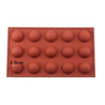 15 adagos félgömb alakú szilikon sütőforma