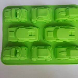 Szilikon kisautó formák 8db