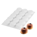15 lyukú szilikon forma, mousse forma – Korong
