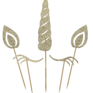 Unicorn, Unikornis csillámos torta dekoráció