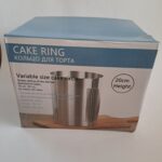 Állítható kör alakú tortaforma 20cm magas