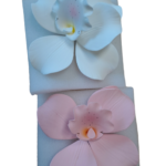 Cukorvirág Nagy Orchidea dróttal 10cm