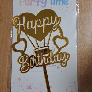 Happy Birthday Szív hőlégballon