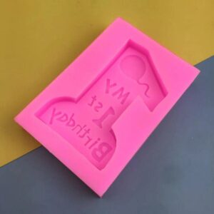 My 1st Birthday/Első születésnapom felirat lufival