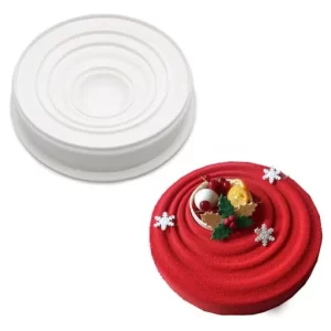 Szilikon mousse forma spirál