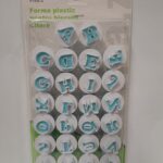 Rugós nagybetűk kiszúró 26db