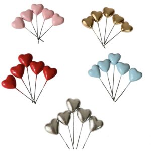 Szív alakú beszúró több színben