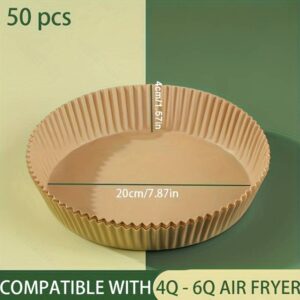 Kör alakú Air Fryer sütőpapír 20cm