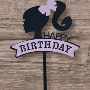 Happy Birthday -Coffos lány tortabeszúró