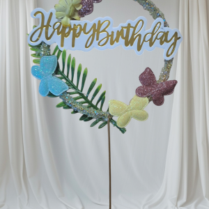 Virágos tortadísz 1