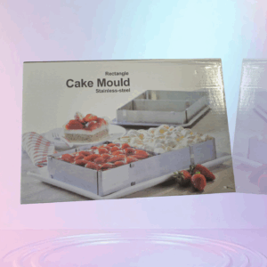 Állítható szögletes tortakeret 5cm magas