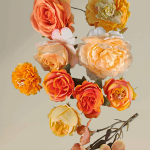 Selyemvirág szett több színben