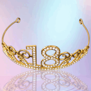 Tiara 18 évesnek arany, és ezüst
