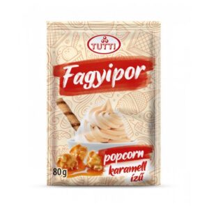 Fagyipor TUTTI Popcorn-karamell 80 g/cs