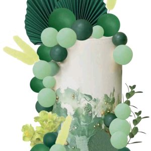 Tortadísz szett Zőld