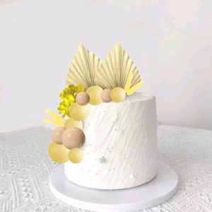 Tortadísz szett Sárga