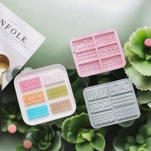 Szilikon csokiforma 6 féle mintával