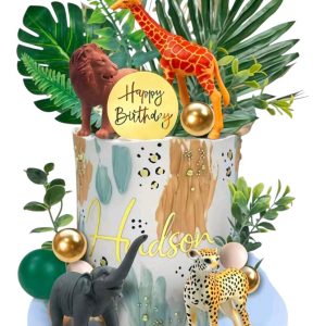 Dzsungel témájú tortadísz szett