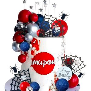 Pókhálós dortadísz szett