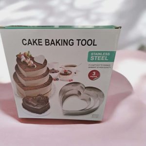 Szív alakú sütőforma 3 részes