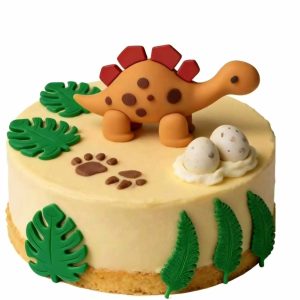Dínós tortadekoráció